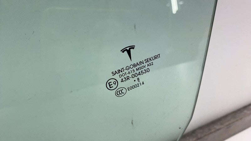 E9 43R-004530 2017-2019 Tesla Model 3 Front Driver Side Door Window Glass Left (Single Pane)