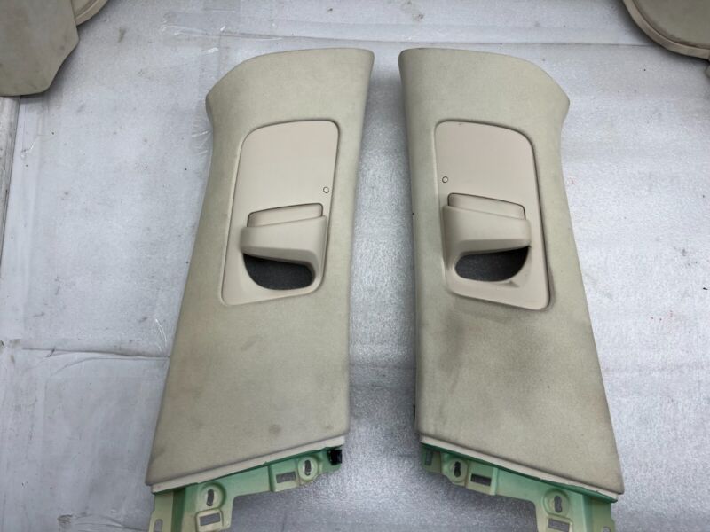 2016-2020 Tesla Model X SET of Ceiling Headliner Sunvisor Upper A + B + C-Pillar