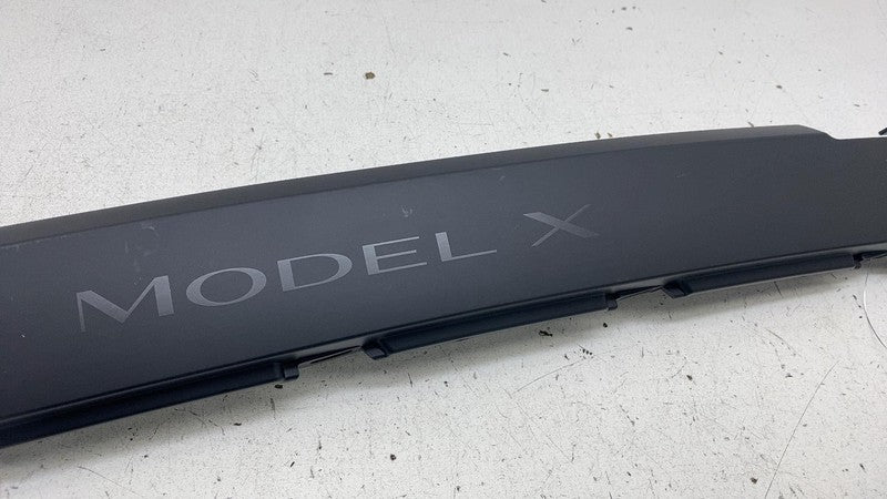 110513200F ⭕ 21-24 Tesla Model X Rear Left Plastic Spine Racetrack Trim Panel 1105132-00-F