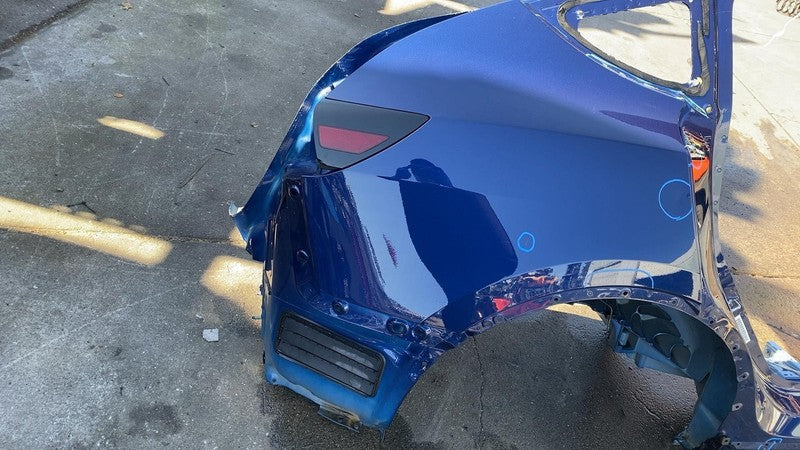 2020-2023 Tesla Model Y Rear Right Quarter Panel Structural Cutout RH Blue PPSB