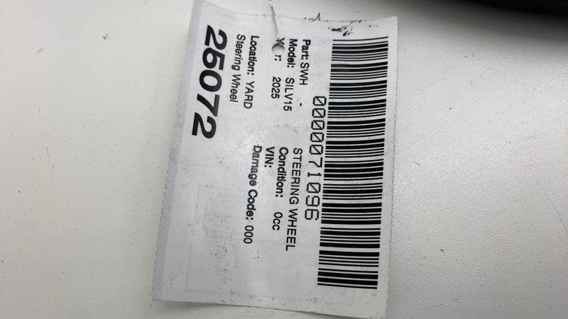 ⭕ 2025 Chevrolet Silverado 1500 Steering Wheel Black Assembly 86535091