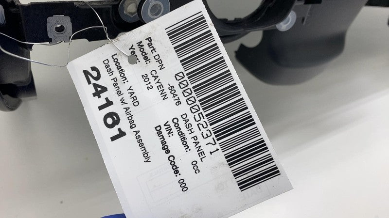 45000000503 2011-2016 Porsche Cayenne Front Dashboard Dash Instrument Panel Cover Black Assy