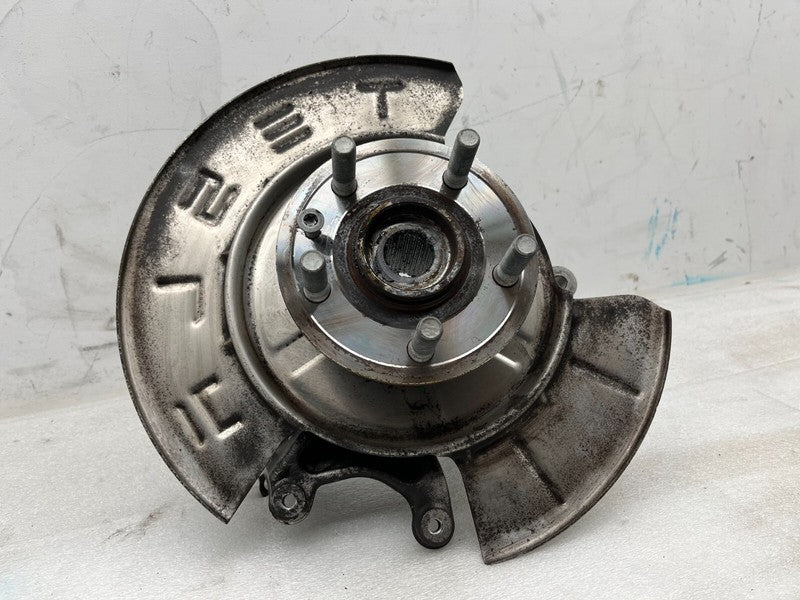 ⭕ 12-15 Model S Rear Passenger Spindle Knuckle w/ Wheel Hub Right 6007