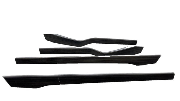2016-2020 Tesla Model X SET of Front & Rear Left & Right Door Molding Trim Decor