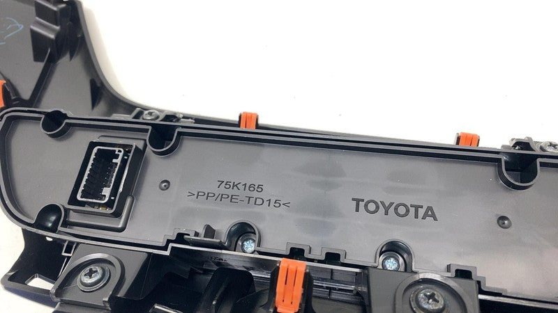 75K165 ⭕ 2018 2019 Toyota C-HR Climate Temperature A/C Heater Switch Control Unit Assy