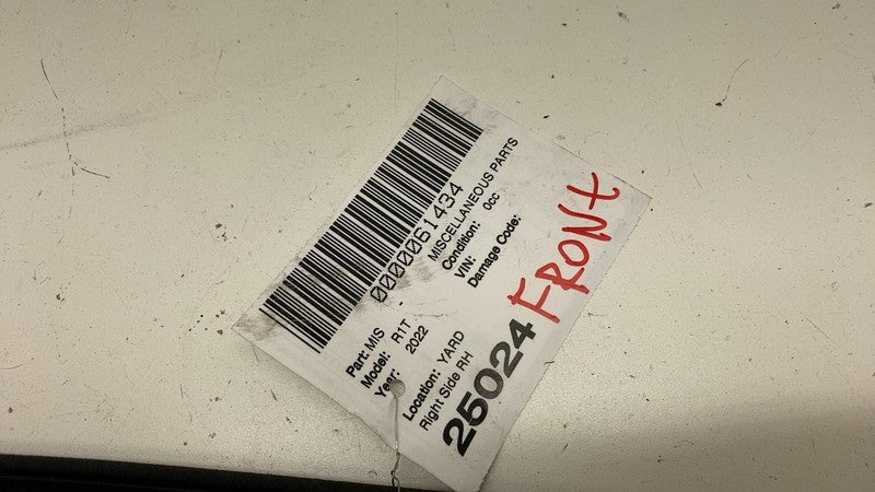 ⭕ 22-24 Rivian R1T R1S Front Passenger Side Door Weatherstrip Rubber Seal Right