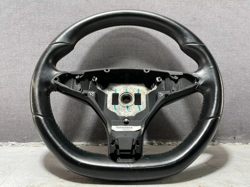 ⭕ 2012-2015 Tesla Model S Performance Steering Wheel Black Leather 102