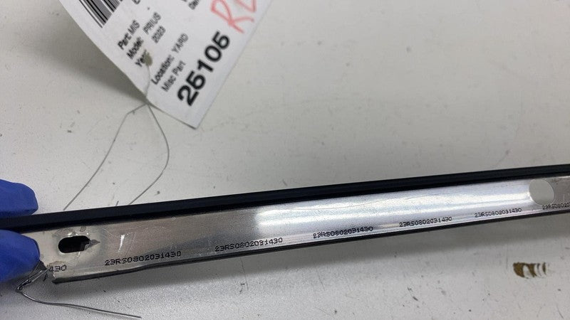 ⭕ 2023-2025 Toyota Prius Rear Driver Side Door Window Upper Molding Tr