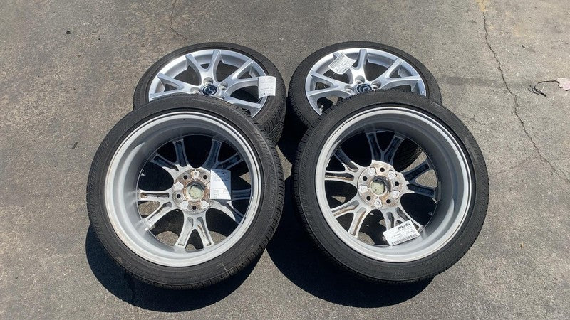 9965277070 ⭕ 13-15 Mazda MX-5 Miata Set of 4 17" Wheel Rim (5 Y Spoke) w/ Tire 9965277070