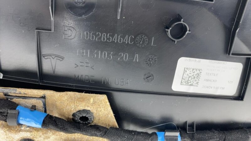 ⭕ 2024 2025 Tesla Model 3 Front Driver Side Highland Door Panel Trim Card Left