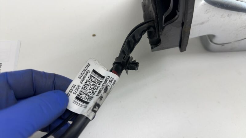 1110777-98-H ⭕17-20 Tesla Model 3 Left Exterior Rear View Door Mirror Black PBSB 1110777-98-H