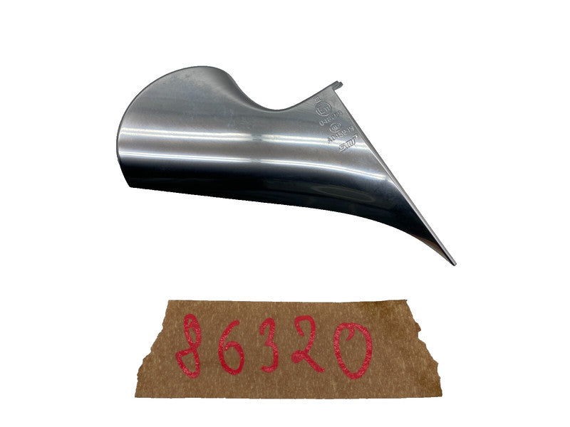 2287.3003 ⭕ 17-20 Model 3 Left Exterior Door Mirror Lower Mounting Cover Chrome 2287.3003