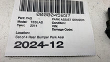 ⭕ 2012-2015 Tesla Model S Rear Bumper Park Assist Sensor 1014388-08-A (Set of 4)