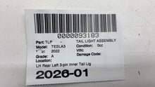 ⭕ 17-23 Model 3 Rear Left Inner Taillight LED Tail Lamp (3-Pin) LH 1077401-96-G
