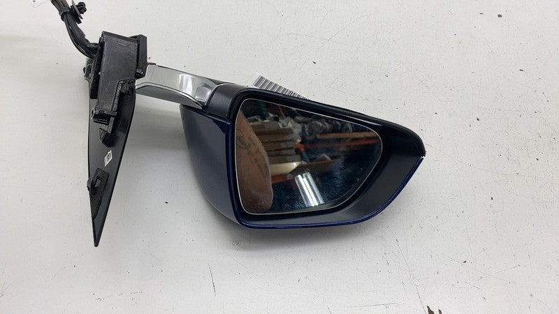 ⭕ 17-20 Model 3 Front Left Exterior Rear View Door Mirror Blue PPSB 11