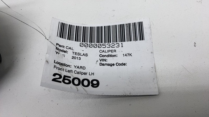 2012-2015 Tesla Model S MS Front Driver Side Caliper w/ Brake Hose Line Left LH