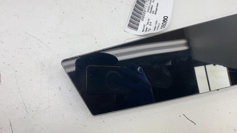 110043700C ⭕ 2017-2023 Tesla Model 3 Left B-Pillar Applique Glass Trim Molding 1100437-00-C