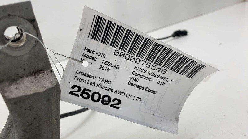 ⭕ 16-20 Model S Front Left Spindle Knuckle w/ Dust Shield & Sensor 103