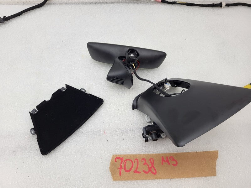 ⭕ 2017-2023 Model 3 Front Windshield Interior Rear View Mirror w/ Trip