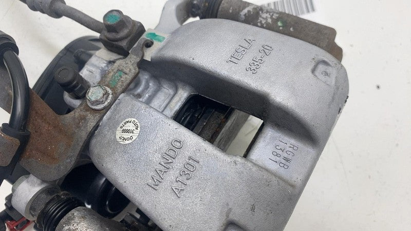 ⭕ 17-25 Tesla Model 3 Y Rear Left Caliper w/ Brake Hose Line BASE 1044