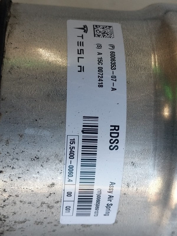 6006353 07 A ⭕ 12-15 Model S Rear Passenger Right Air Suspension Shock Absorber 6006353-07-A