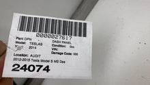⭕ 12-15 Tesla Model S MS Dashboard Instrument Panel Dash Trim Cover 1002254-08-F