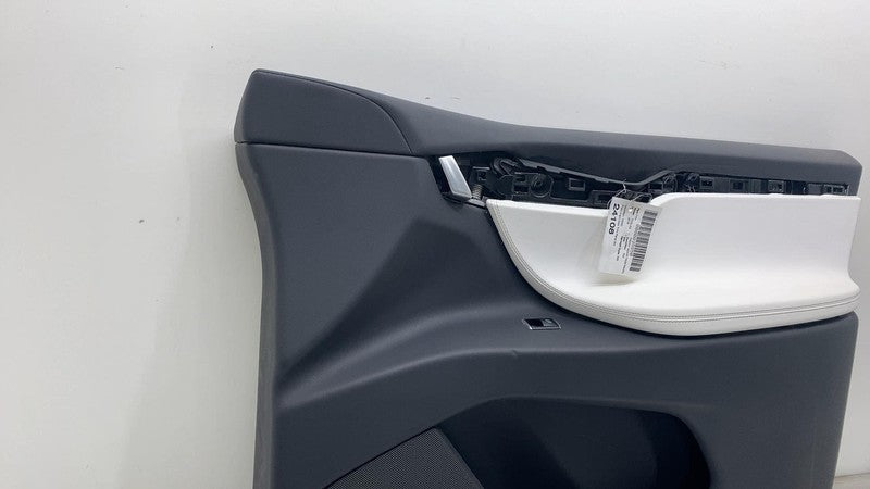 ⭕ 16-20 Tesla Model X Front Passenger Side Door Panel Trim Card Right Assembly