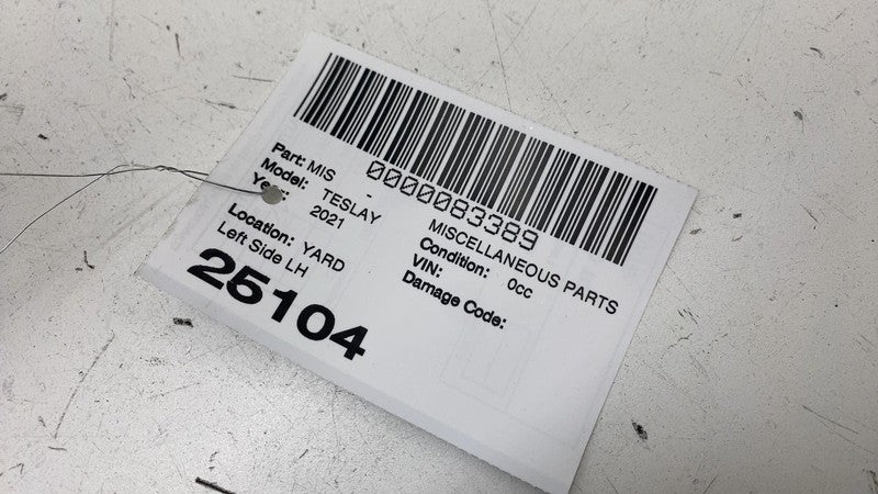 149462398B ⭕ 2020-2024 Tesla Model Y MY Left B-Pillar Lower Trim Cover Panel 1494623-98-B