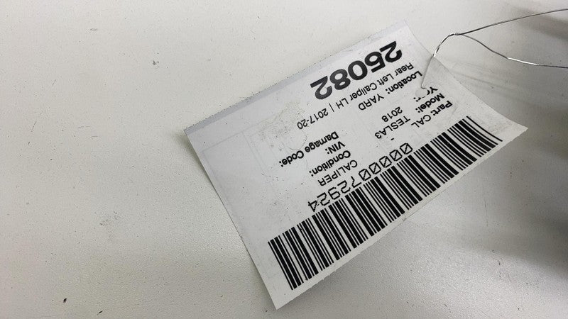 ⭕ 17-25 Tesla Model 3 M3 Rear Left Caliper w/ Brake Hose Line BASE 104