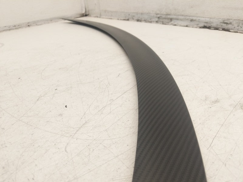 ⭕ 12-20 Model S Rear Trunk Liftgate Lid Spoiler Wing Carbon Fiber 1121
