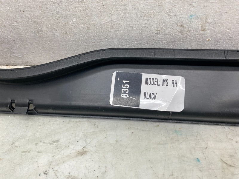 ⭕ 2012-2020 Tesla Model S Passenger Side Rocker Panel Scuff Plate Molding Right