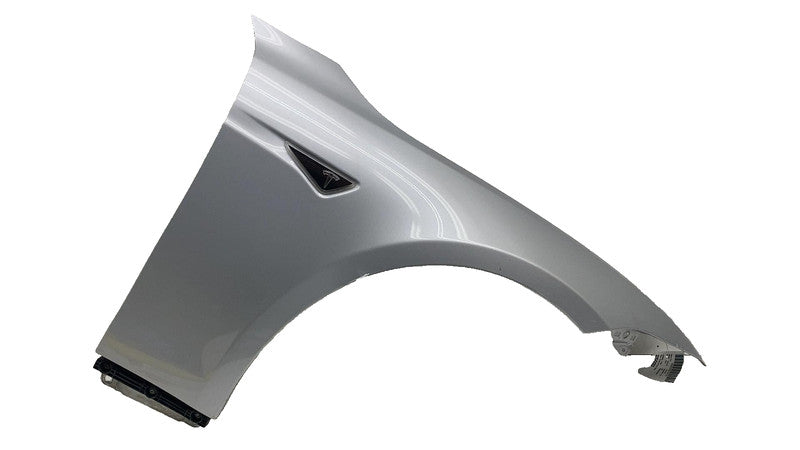 ⭕ 12-15 Tesla Model S Front Passenger Side Fender Shell Panel Right Silver PMSS