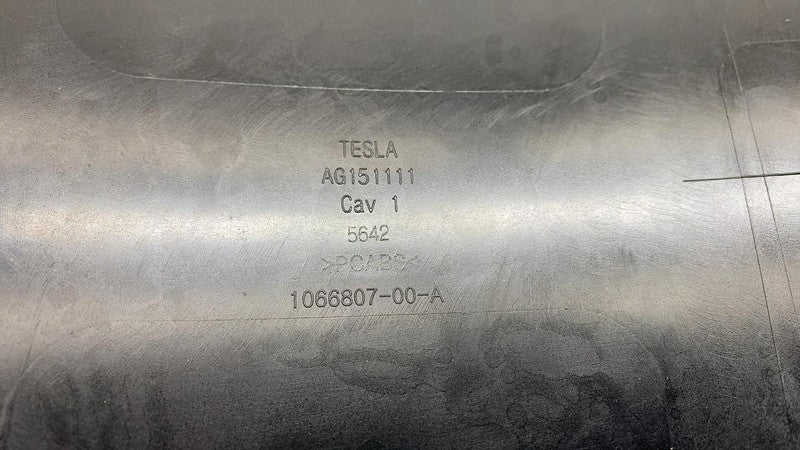 ⭕ 16-20 Tesla Model X Rear Left Side 2nd Row Back Seat Trim Cover 1066