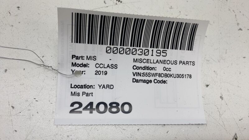 A2058600569 ⭕ 15-21 Mercedes-Benz C300 W205 Rear Left Center Seat Belt Buckle LH A2058600569