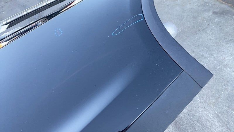 1028790-00-K ⭕ 2016-2024 Tesla Model X Rear Driver Side Falcon Door Shell Panel LH Black PBSB