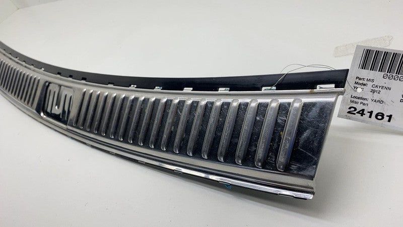 2011-2018 Porsche Cayenne Rear Trunk Sill Scuff Plate Cover Trim Panel