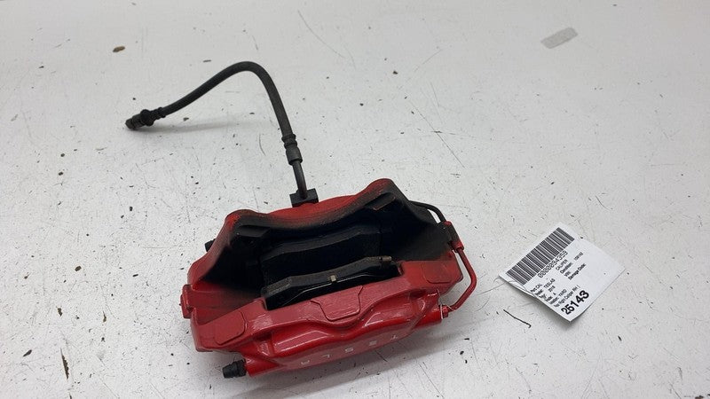 ⭕2016-2020 Model S Rear Right Brembo Caliper w/ Brake Hose Line Red 10