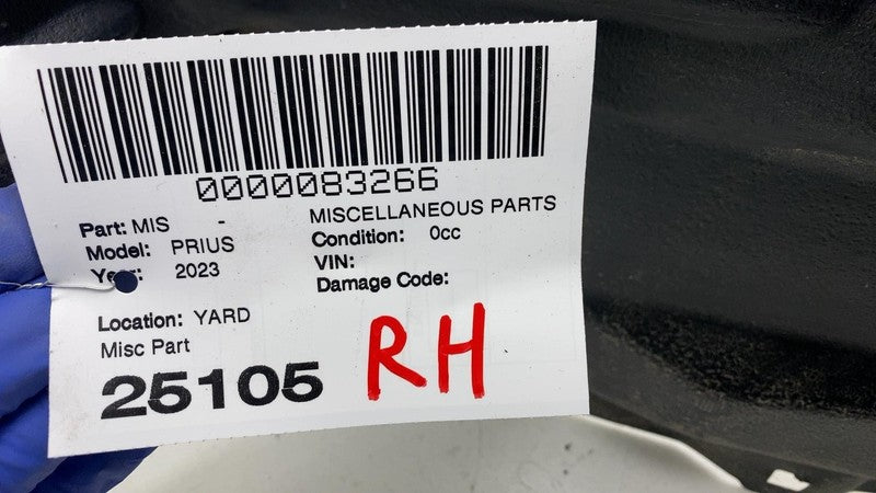 53875 47100 ⭕ 2023-2025 Prius Front Passenger Fender Liner Splash Shield Right 53875-47100