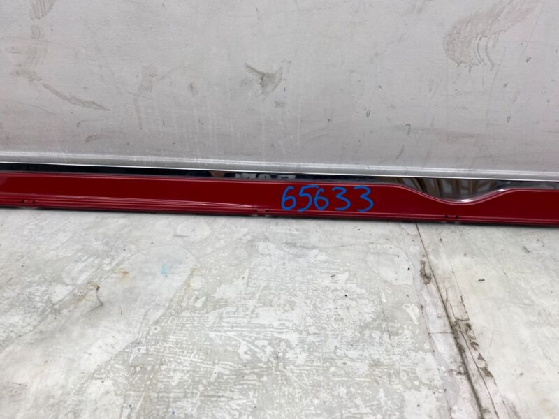 1012217 00 C ⭕ 12-20 Tesla Model S Right Skirt Scuff Plate & Bright Sill Molding 1012217-00-C