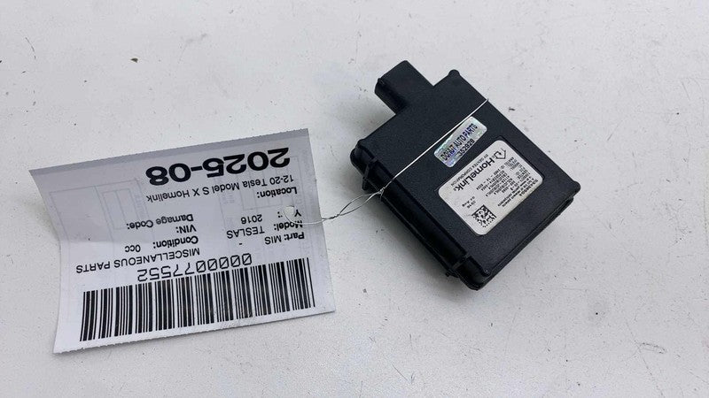 ⭕ 12-17 Tesla Model S Homelink Computer Garage Door Opener Module 1005