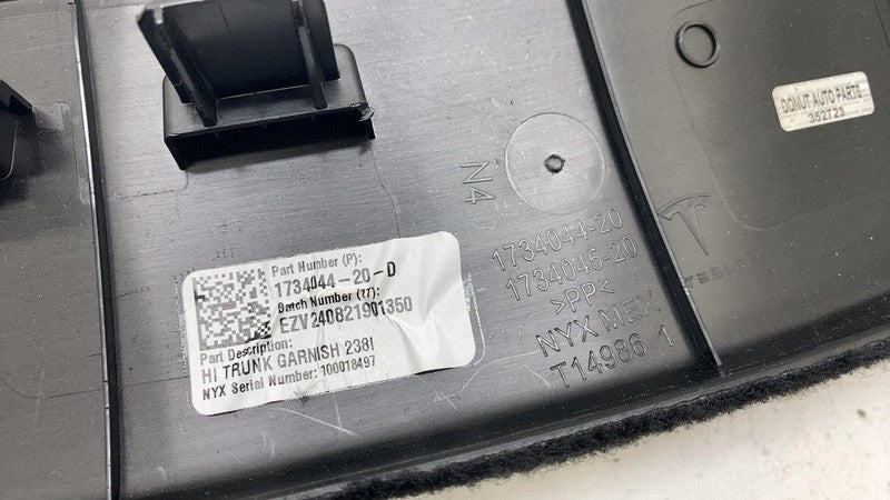 ⭕ 2024 2025 Tesla Model 3 M3 Rear Trunk Garnish Trim Panel Assembly 17