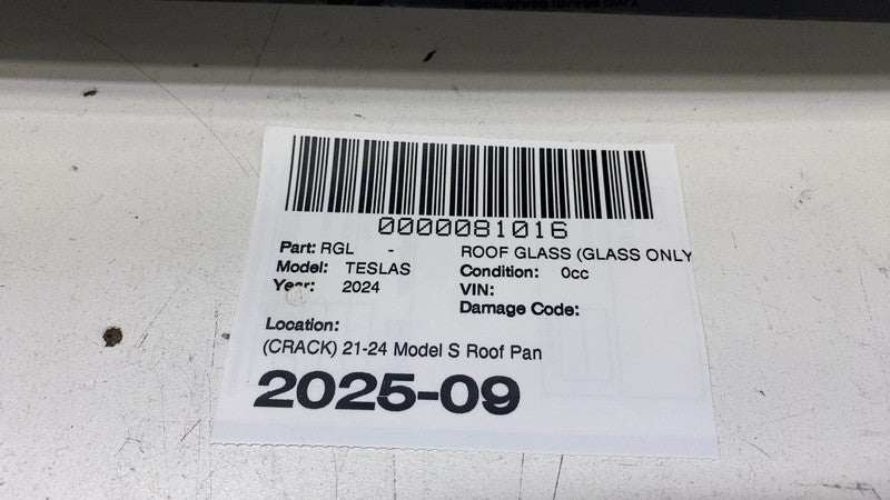 ⭕ 2021-2024 Tesla Model S Panoramic roof Fixed Glass 1564633-00-D (Bar