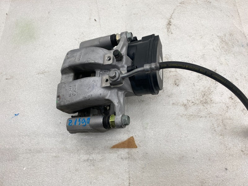 104462300H ⭕ 2017-2025 Tesla Model 3 Rear Left Caliper w/ Brake Line Hose BASE 1044623-00-H