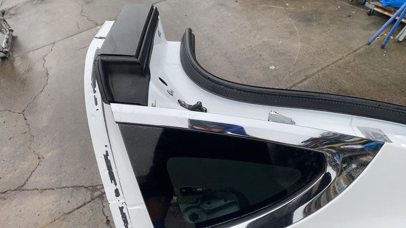 2016-2020 Tesla Model X Rear Driver Side Quarter Panel Cutout Left LH White PPSW
