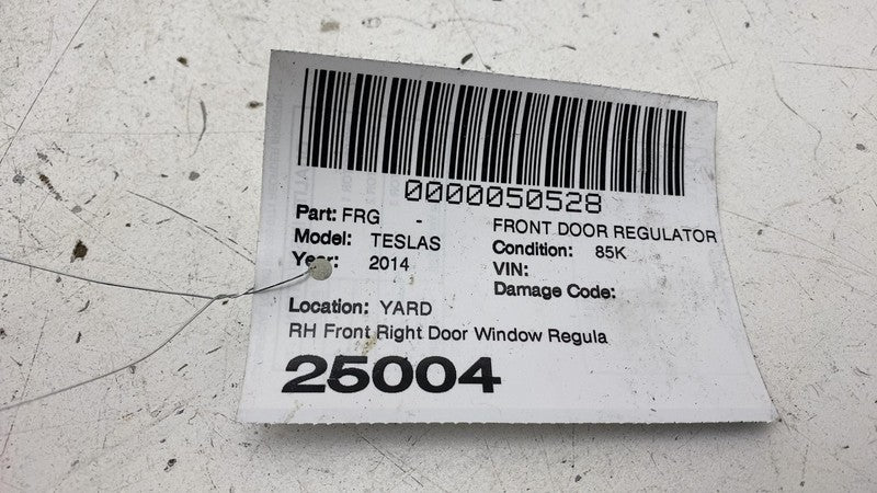 ⭕ 2012-2020 Tesla Model S Front Right Door Window Regulator & Motor 60