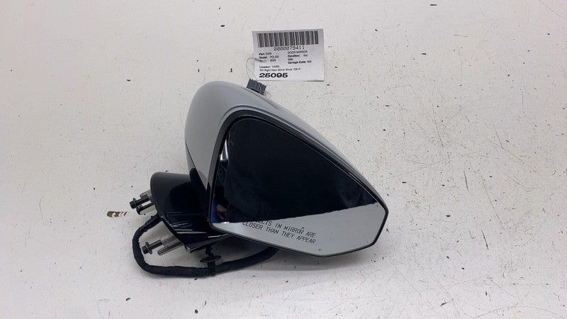 ⭕ 2021-2024 Polestar 2 Front Exterior Door Right Side View Mirror  Silver - 729