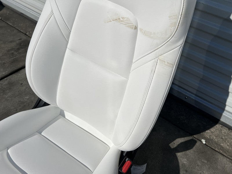 ⭕2020-2023 Tesla Model Y 3 Front Passenger Side 1st Row Seat Leather White Right