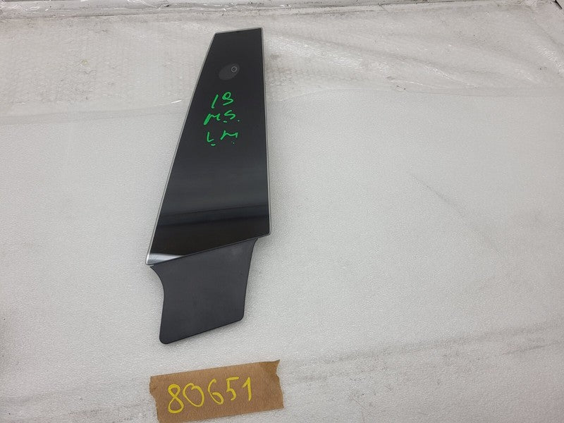 109230600G ⭕16-20 Model S MS Driver Side B-Pillar Applique Glass & Camera Left 1092306-00-G