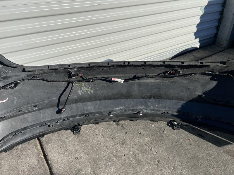 ⭕ 2017-2022 Tesla Model 3 Rear Bumper + Valance Park Sensor & Harness Black PBSB