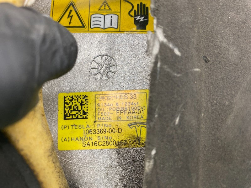 106336900D ⭕ 16-20 Model S X Electric Air Conditioning A/C Compressor Pump OEM 1063369-00-D